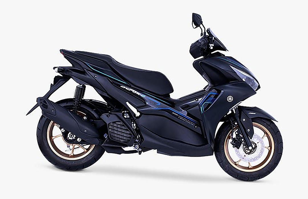 Yamaha Aerox 155 en exhibición