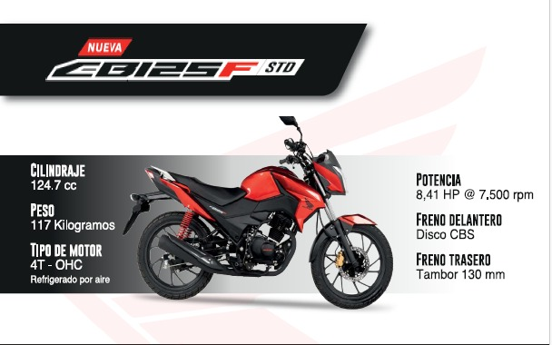 Honda CB125F MAX II E3 MODELO 2026